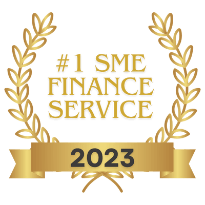 #1 SME Finance Service 2023 獎項標誌